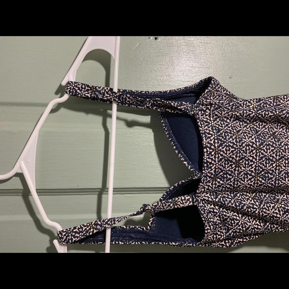 Nip Tuck Swimsuit Navy With Pink Patternone Piece… - image 7